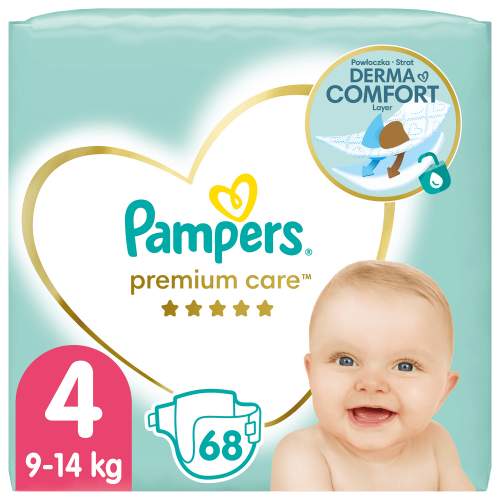 Pampers Premium Care 4 maxi 9-14 kg 68 ks