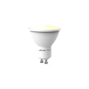 Shelly DUO, stmívatelná žárovka 475 lm, závit GU10, nastavitelná teplota bílé, WiFi SHELLY-DUO-G10