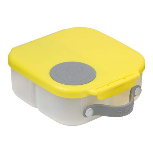 B.BOX Svačinový box střední - žlutý/šedý