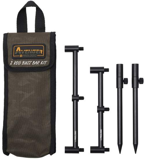 Prologic Avenger Buzz Bar Kit & Carrycase 2 Rod