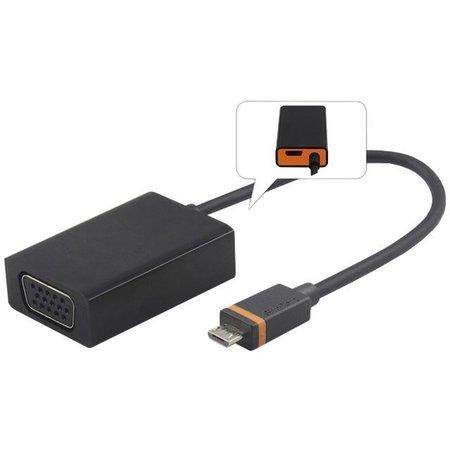 PremiumCord SlimPort/MyDP adaptér na VGA s micro USB napájením khcon-28