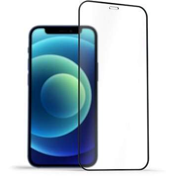 Ochranné sklo AlzaGuard 2.5D FullCover Glass Protector pro iPhone 12 Mini černý