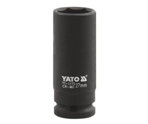 YATO Nástavec 1&amp;quot; rázový šestihranný hluboký 30 mm CrMo, YT-1176