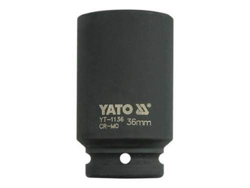 YATO Nástavec 3/4&amp;quot; rázový šestihranný hluboký 36 mm CrMo, YT-1136