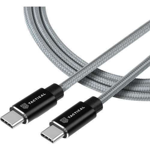 Tactical 025 Fast Rope Kevlar Cable USB-C/USB-C 100W 20V/5A 1m Grey