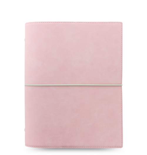 Filofax Domino Soft, A5, pastelová růžová