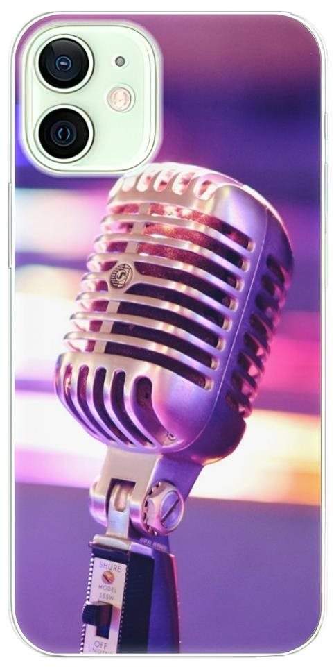 Kryt na mobil iSaprio Vintage Microphone pro iPhone 12