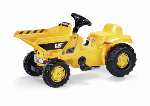 Rolly Kid Šlapací traktor Dumper CAT s nakladačem