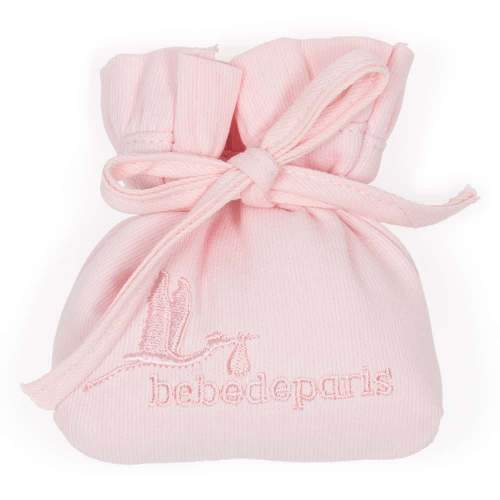 Bebé de París Klasická dárková výbavička pro miminko  růžová