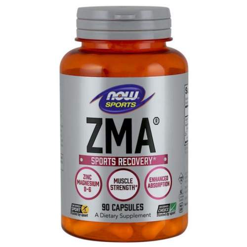 NOW Foods NOW ZMA – zinek, hořčík, B6, 800 mg x 90 kapslí