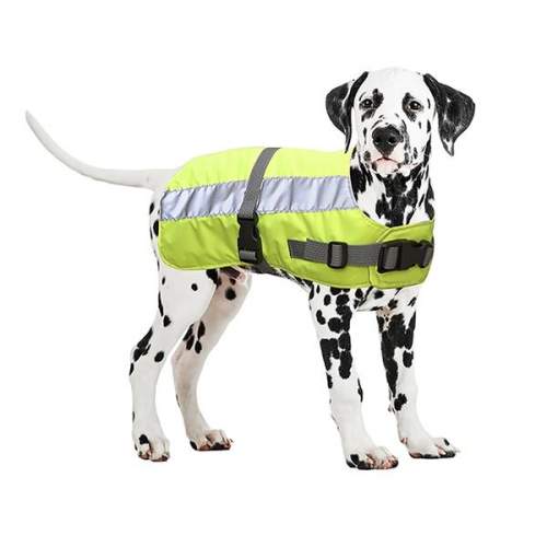 Reflexní vesta pro psa žlutá Duvo+ 35 cm