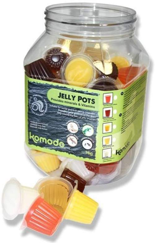 Komodo Jelly Pots - kalíšky, mix - display(60ks)