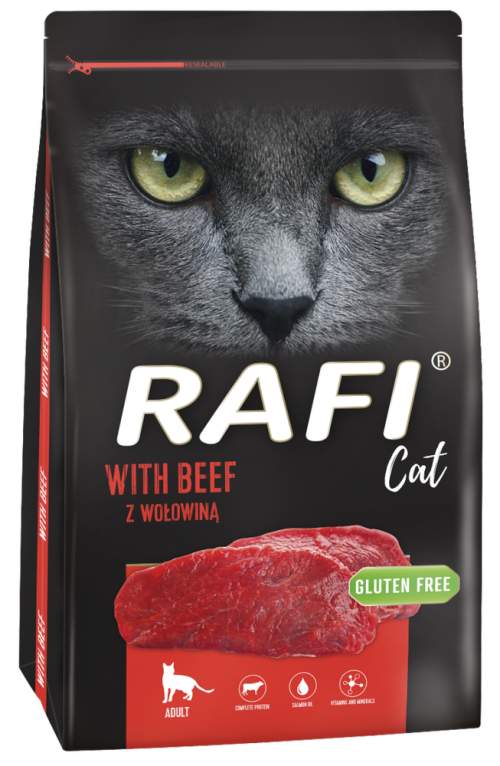 DOLINA NOTECI Rafi Cat suché krmivo pro kočky s hovězím masem 7kg