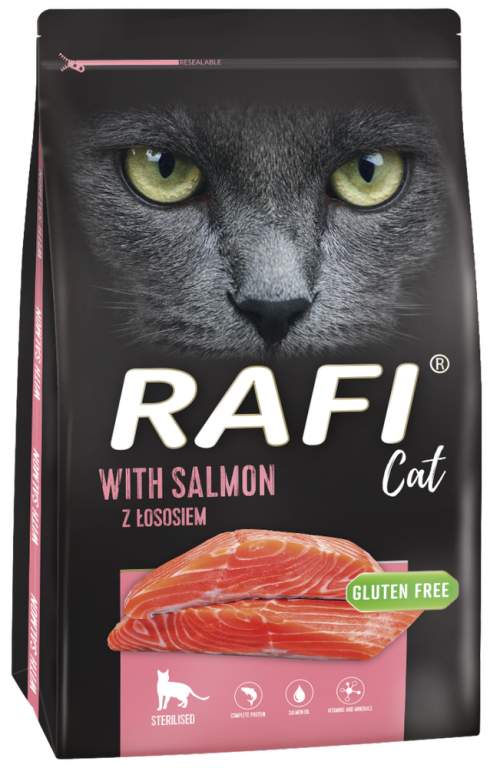 DOLINA NOTECI Rafi Cat suché krmivo pro sterilizované kočky s lososem 7kg