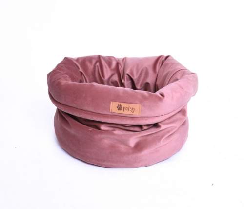 PETSY Pelíšek Basket Royal, růžový, 40 x 31 cm