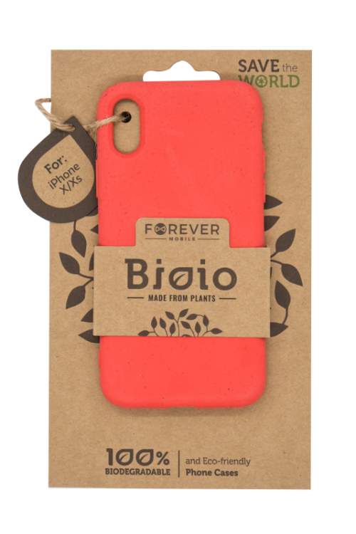 Kryt na mobil Forever Bioio pro iPhone X/XS červený