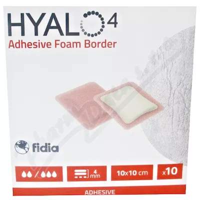 Hyalo4 Silic.Adhes.Border Foam Dress.10x10cm 10ks