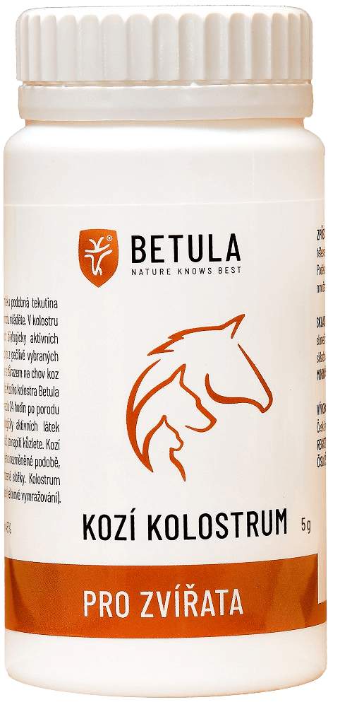 BETULA Kolostrum kozí pro zvířata 5 g