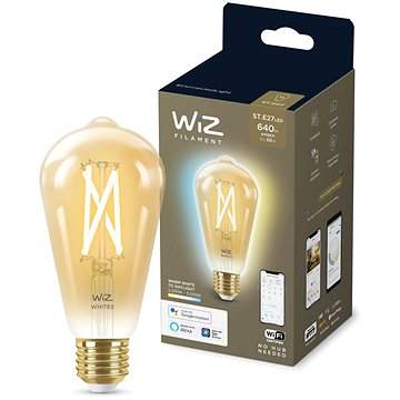 LED žárovka WiZ 871869978723301 230 V, E27, 7 W = 50 W, ovládání přes mobilní aplikaci, 1 ks