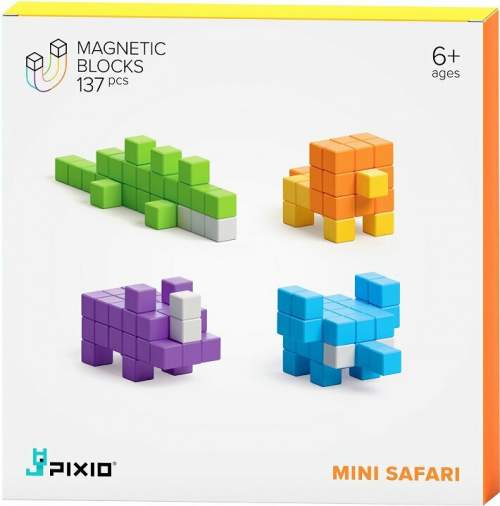 PIXIO Mini Safari magnetická stavebnice
