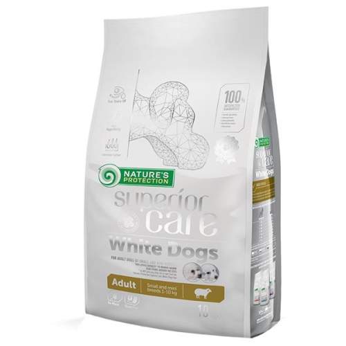 Nature's Protection Dog Dry Superior Adult SB White 10 kg