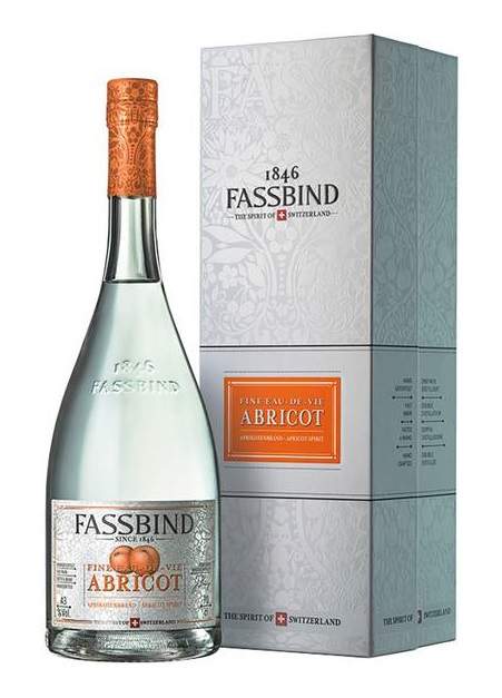 Fassbind Eau de Vie Abricot - Meruňka, 43%, 0,7l
