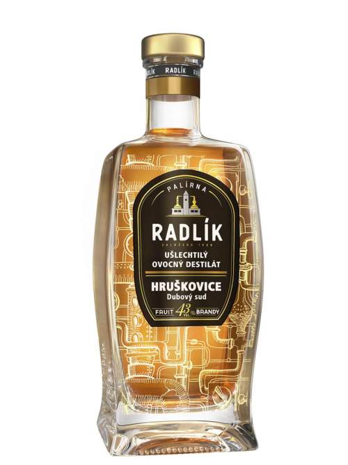 Radlík Hruškovice z Dubového Sudu 0,5l 43%