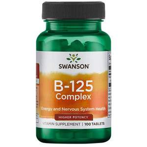 Swanson Vitamin B-125 Complex 100 ks tablety
