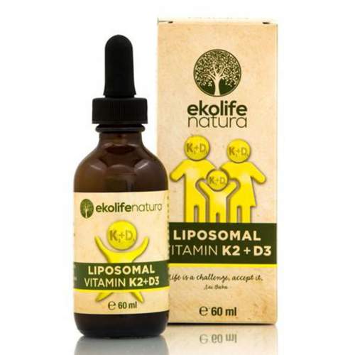 EKOLIFE NATURA  Lipozomální vitamín D3 kapky 60ml