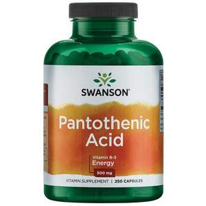 Swanson Pantothenic Acid 250 ks kapsle 500 mg