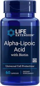 Life Extension Alpha-Lipoic Acid with Biotin 60 ks kapsle