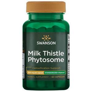 Swanson Milk Thistle Phytosome 60 ks kapsle 300 mg