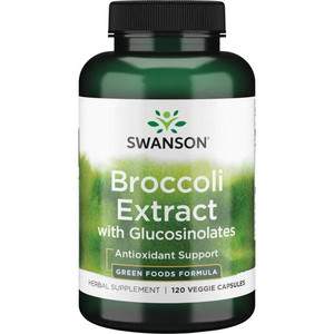 Swanson Broccoli Extract with Glucosinolates 120 ks vegetariánská kapsle, 600 mg