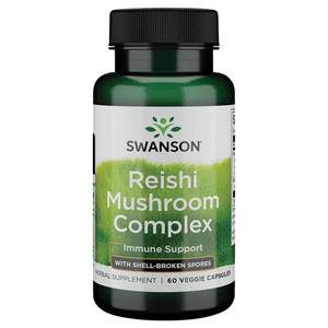Swanson Reishi Mushroom Complex 60 ks vegetariánská kapsle