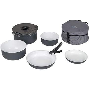 Bo-Camp Cookware set Camping 7 pcs Ceramic coating