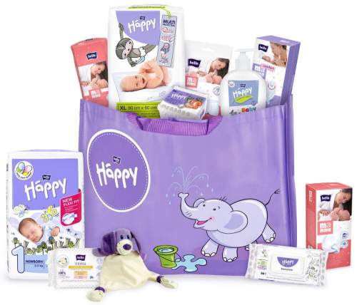 HAPPY Porodnický balíček vel. M - L taška