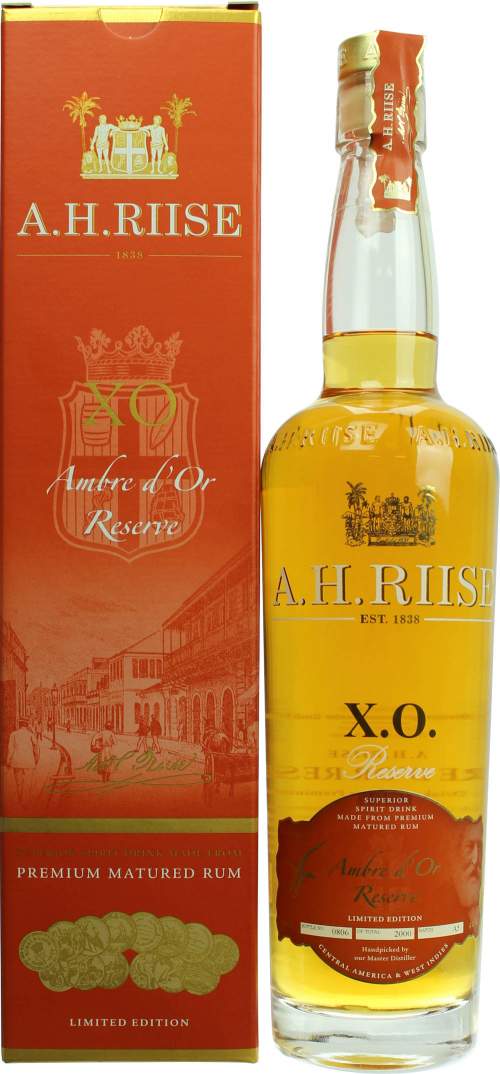 Rum A.H. Riise XO Ambre d'Or 0,7l 42%