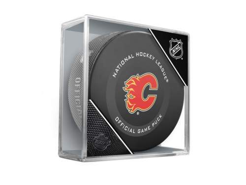 Fanouškovský puk NHL Official Game Puck (1ks), Calgary Flames