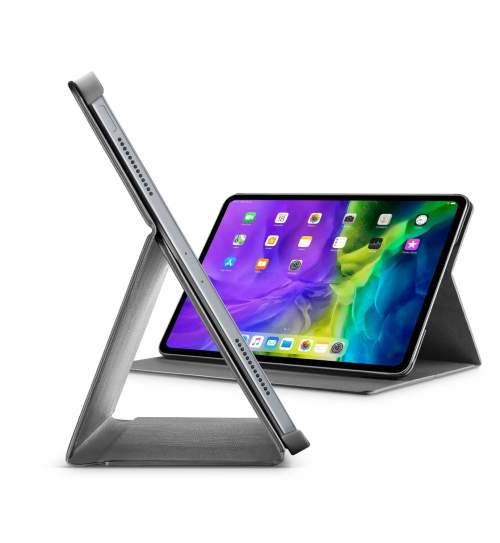 Pouzdro na tablet CellularLine Folio pro Apple iPad Pro 12.9" (2020) - černé