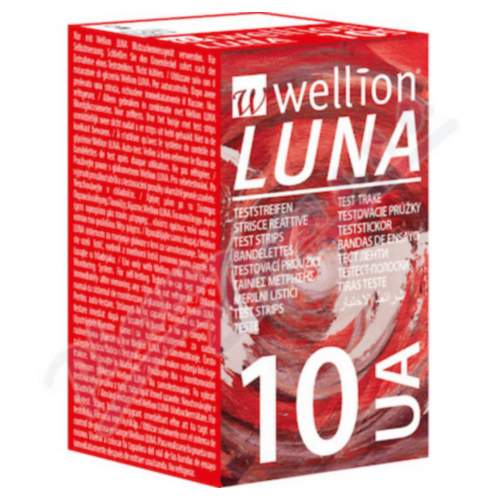 Wellion LUNA testovací proužky kyseli.močová 10ks