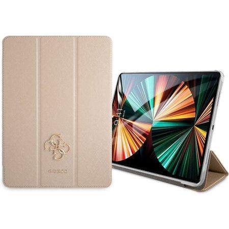 Guess Saffiano Folio pouzdro iPad Pro 12.9" zlaté