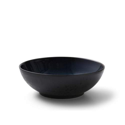 Černo-modrá kameninová salátová mísa Bitz Mensa, ø 30 cm