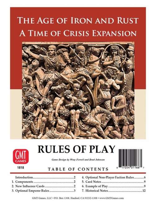GMT Games Time of Crisis: The Age of Iron and Rust Expansion