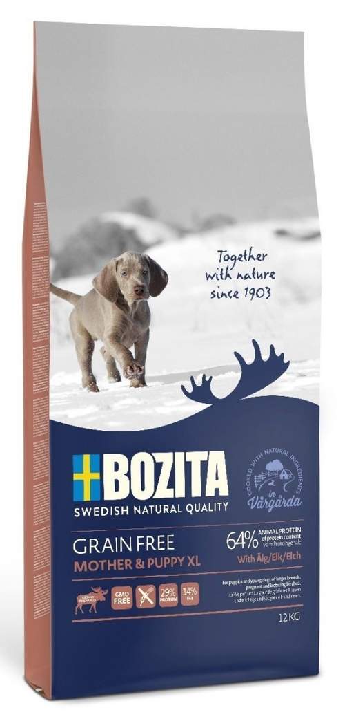 Bozita dog Mother & Puppy Grain Free elk XL (los)12kg