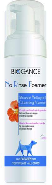 Biogance No Rinse Foamer Dog Suchý šampon pro psy 200 ml