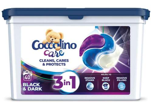 COCCOLINO Care kapsle Černé a tmavé prádlo 40 praní