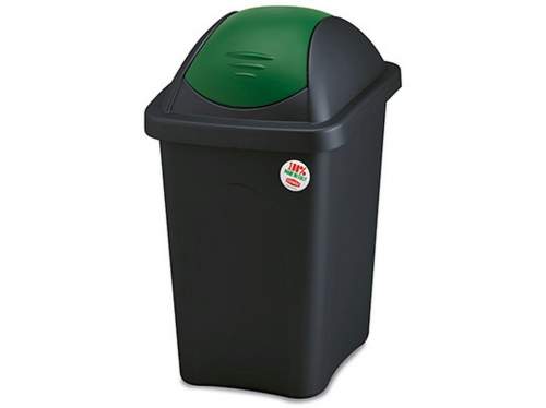 STEFANPLAST Koš odpadkový výklopný 30L MULTIPAT zelený