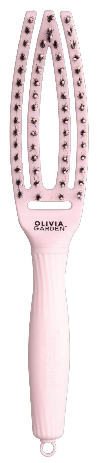 Olivia Garden Finger Brush Pastel Pink S