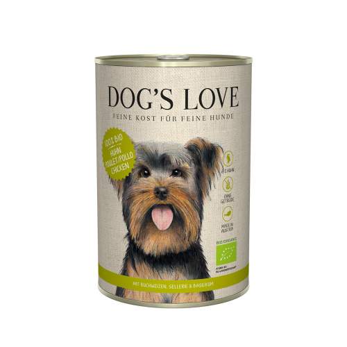 Dog's Love konzerva Bio Kuře 400 g
