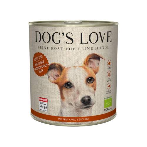 Dog's Love konzerva Bio Hovězí 800 g